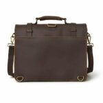 Personalized Leather Messenger Bag for 15" Laptop - Image 8