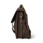 Personalized Leather Messenger Bag for 15" Laptop - Image 3